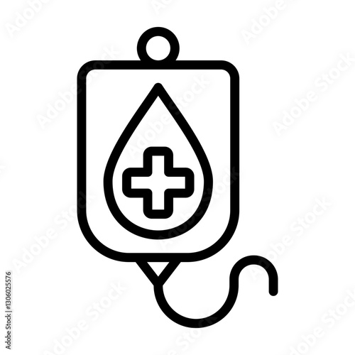 Blood Transfusion Icon