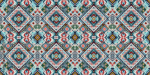 Tribal abstract seamless pattern