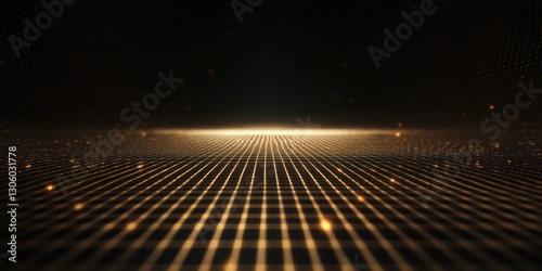 Experience a mesmerizing abstract digital landscape filled with glimmers of light, creating a unique visual atmosphere that invites contemplation and evokes a sense of wonder and curiosity.