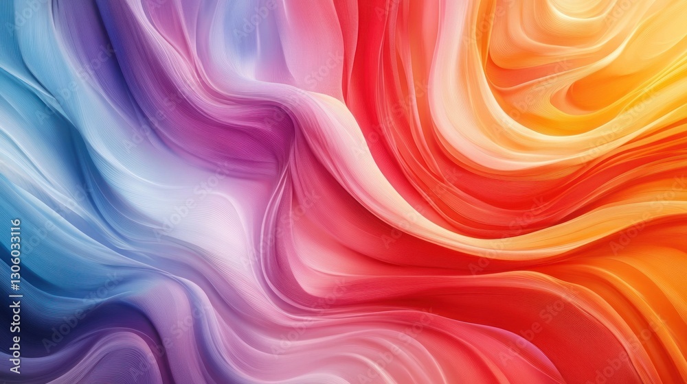 Obraz premium Colorful swirling abstract background with vibrant hues (1)