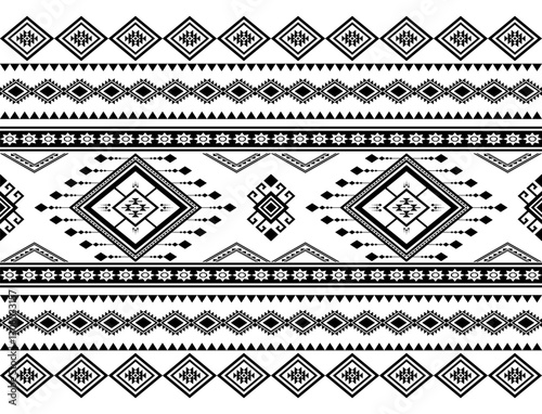 set of seamless geometric patterns