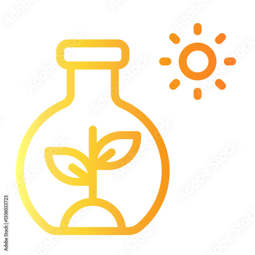 photosynthesis Line Gradient Icon