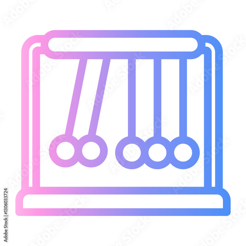 pendulum Line Gradient Icon