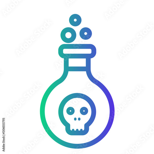 toxic Line Gradient Icon