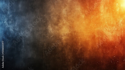 Blue and orange textured background with scratches and a gradient