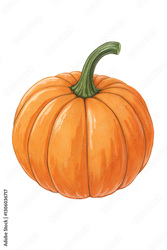Obraz premium A big size pumpkin without any background