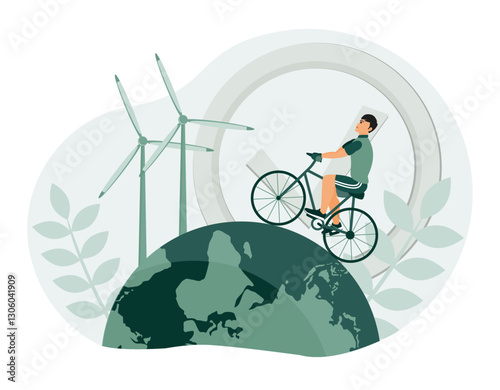 Sustainable economic growth with renewable energy and natural resources.