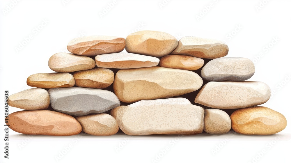 Stone Wall Arrangement Art