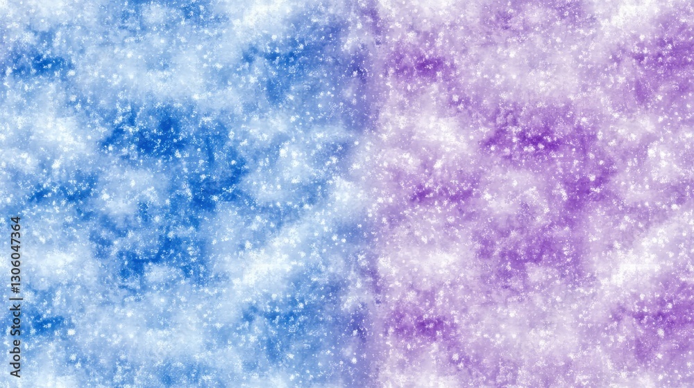 Abstract background of blue and purple with white speckled effects Abstract background of blue and purple with white speckled effects