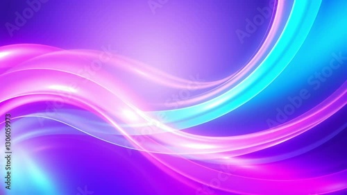 Wallpaper Mural Abstract background with dynamic flowing waves of purple and blue, creating a vibrant and futuristic atmosphere, perfect for creative designs or digital art projects. Torontodigital.ca