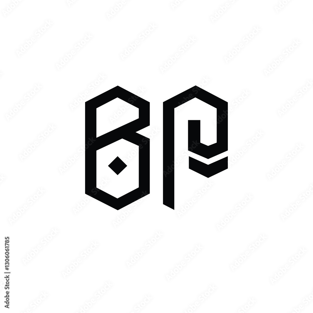 BP monogram logo design letter text name symbol monochrome logotype alphabet character simple logo BP monogram logo design letter text name symbol monochrome logotype alphabet character simple logo