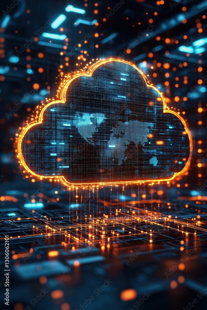 Smart Control Cloud Computing Network Global Data Management and Digital Connectivity Smart Control Cloud Computing Network Global Data Management and Digital Connectivity