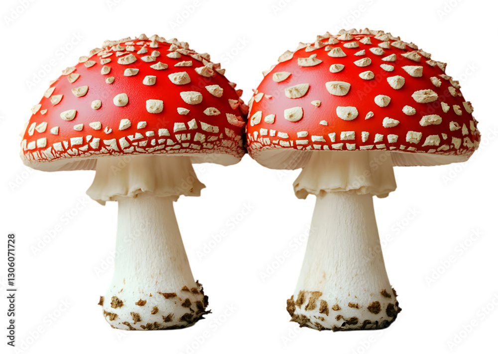 Obraz premium High-Resolution Fly Agaric Mushroom - PNG