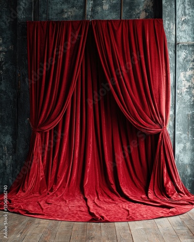 A textured backdrop of deep burgundy, where light and shadow play a mesmerizing dance, creating a sense of drama and mystery. 