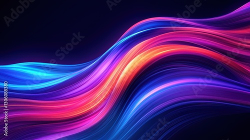A vibrant canvas of blurred gradient, transitioning from the fiery hues of crimson to the deep, ethereal embrace of amethyst, leaving viewers captivated by its ethereal beauty. 