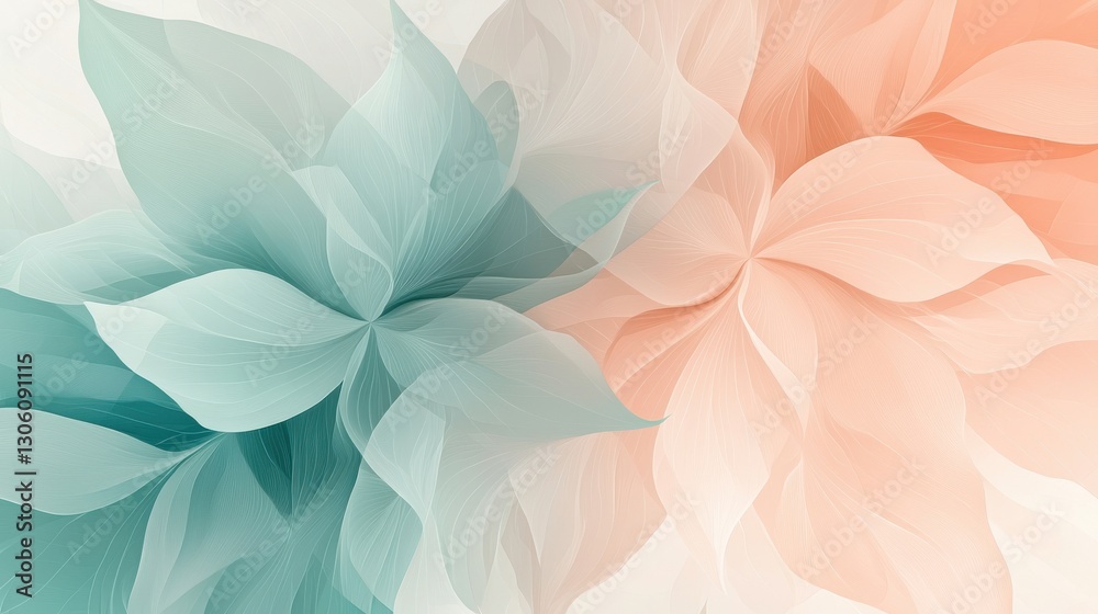 Delicate Flower on Soft Pastel Background Evoking Calm and Serenity Delicate Flower on Soft Pastel Background Evoking Calm and Serenity