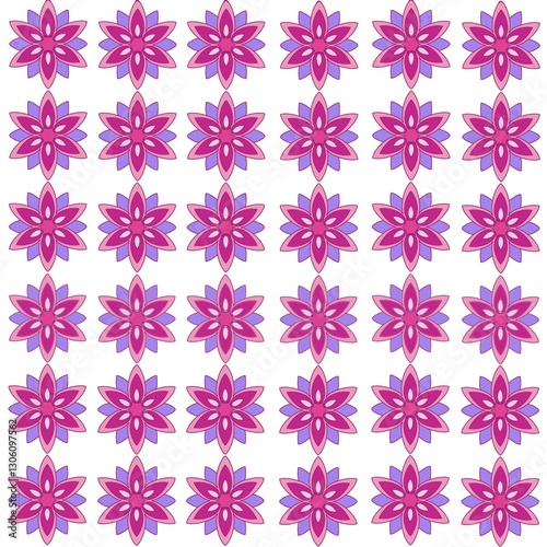 Pink purple decretive batik pattern