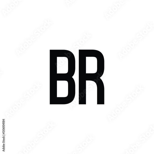 Wallpaper Mural BR monogram logo design letter text name symbol monochrome logotype alphabet character simple logo Torontodigital.ca