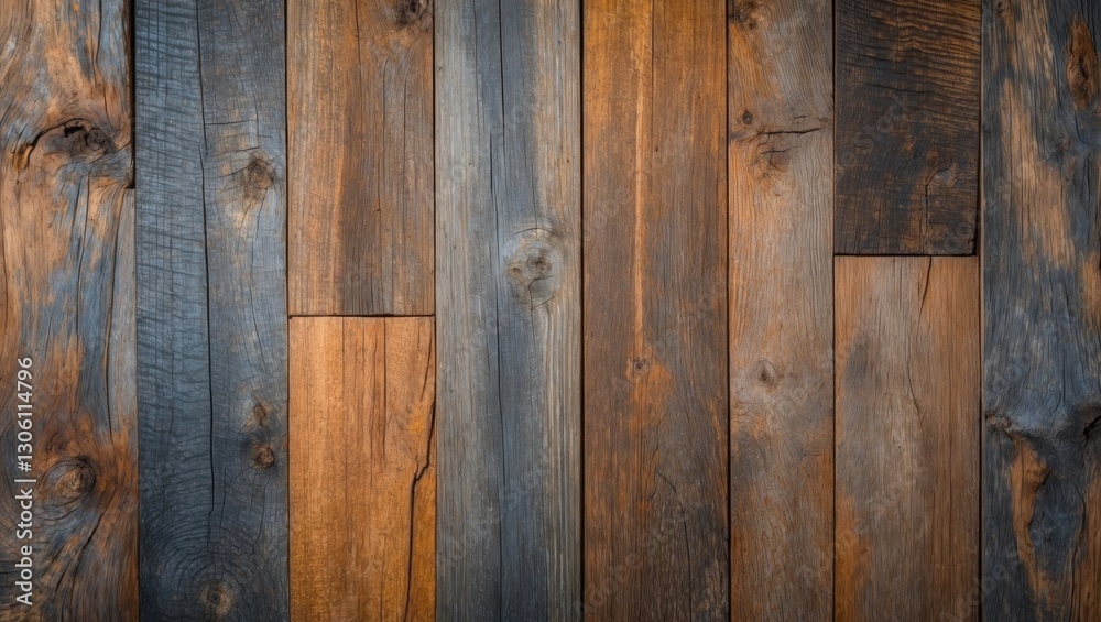 Rustic wooden texture background featuring rich colors and natural wood grain variations for design and decor applications. Rustic wooden texture background featuring rich colors and natural wood grain variations for design and decor applications.