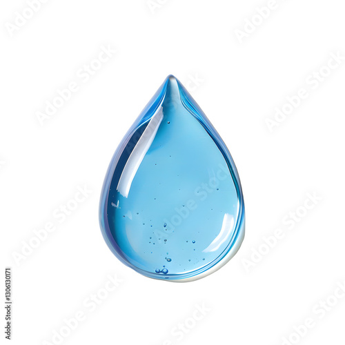 blue water drop