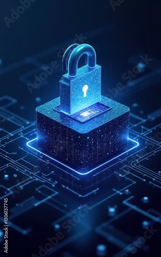 AI-Powered Cybersecurity – Futuristic Digital Protection