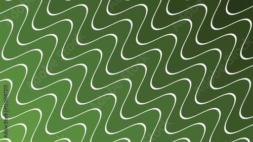 Green wave abstract background for backdrop or presentation
