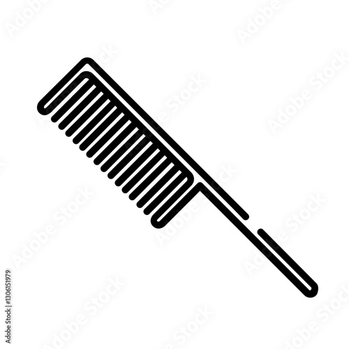 tail comb icon	