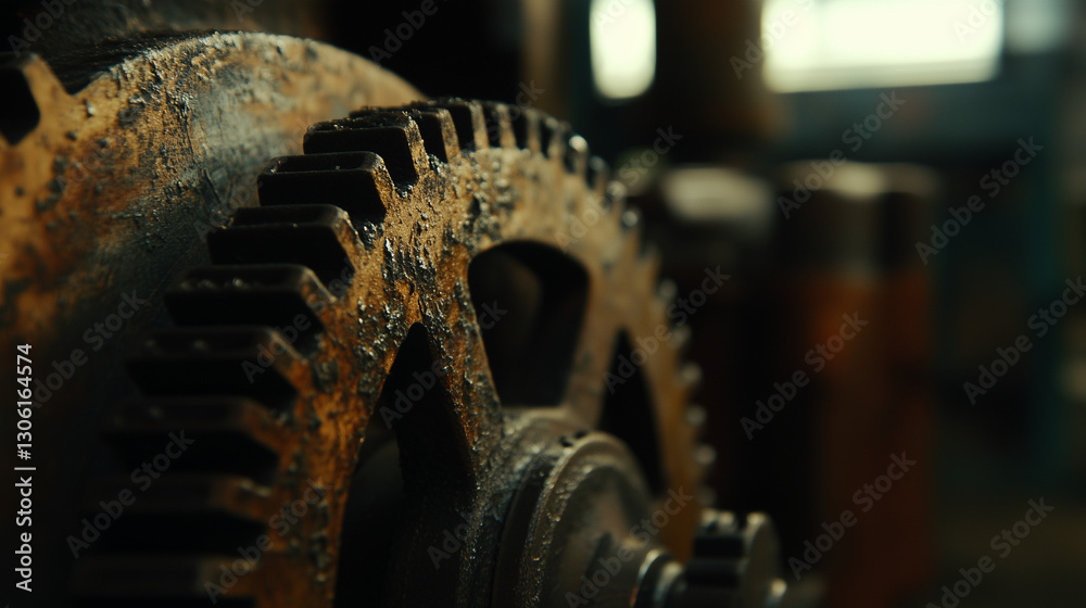 Interlocking Gears in Focus: Mechanical Precision Interlocking Gears in Focus: Mechanical Precision