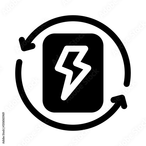 self care glyph icon