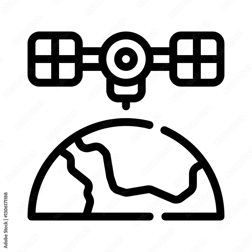 earth line icon earth line icon