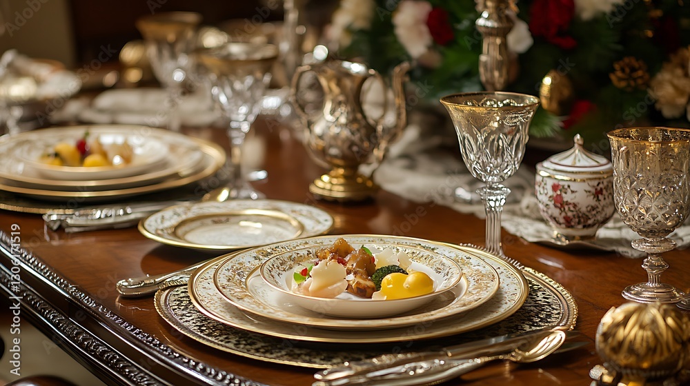Adorning the dining table are two tantalizing main dishes Adorning the dining table are two tantalizing main dishes