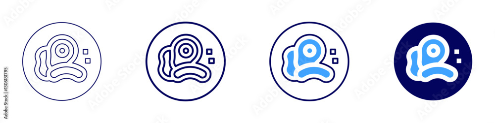 Food ecosystem icon in 4 different styles. Thin Line, Line, Bold Line, Duotone. Duotone style. Editable stroke Food ecosystem icon in 4 different styles. Thin Line, Line, Bold Line, Duotone. Duotone style. Editable stroke