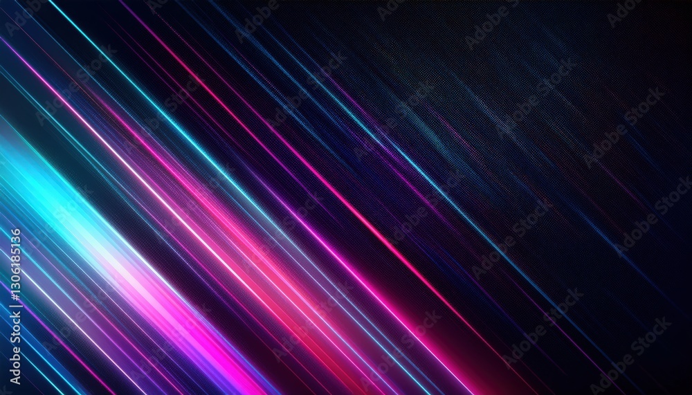 Abstract motion blur background with glowing gradient stripes over a dark backdrop, creating a dynamic and futuristic atmosphere, perfect for design, technology, and modern concepts.
Abstract motion blur background with glowing gradient stripes over a dark backdrop, creating a dynamic and futuristic atmosphere, perfect for design, technology, and modern concepts.