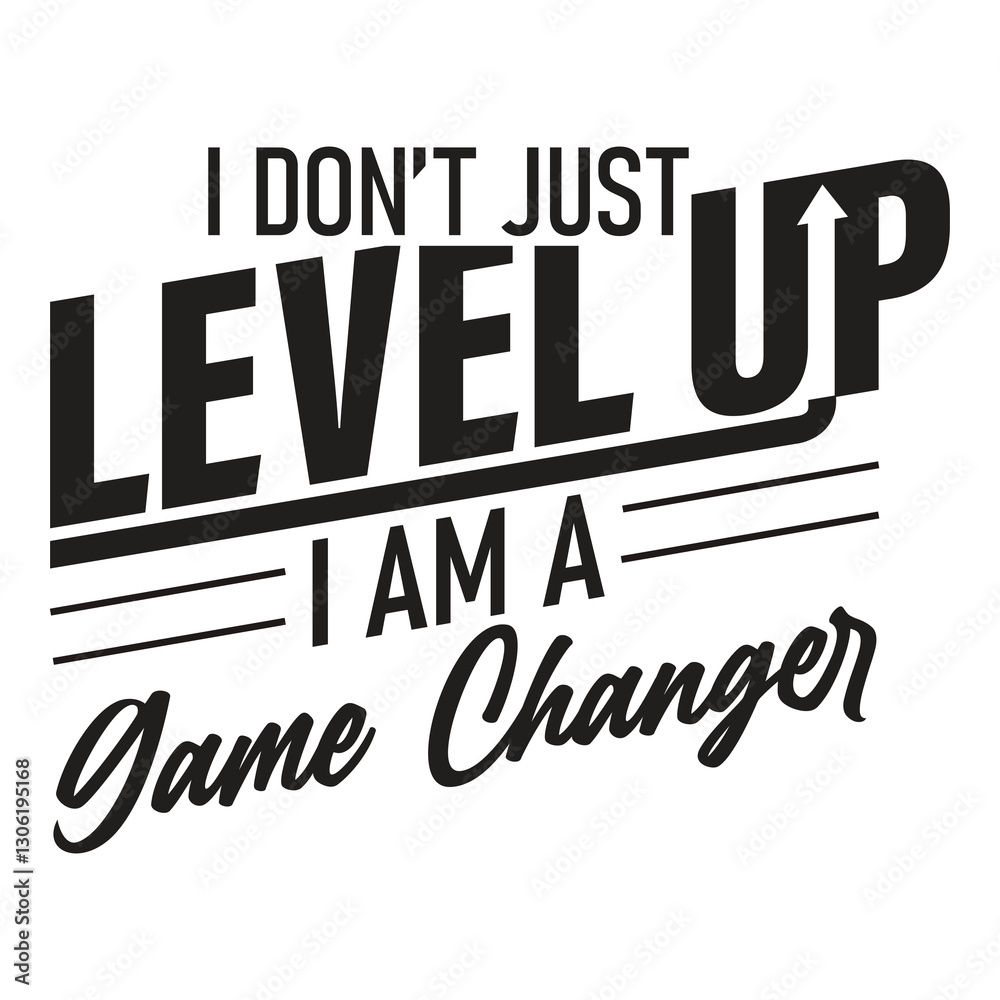 Obraz premium Creative typography text layout.