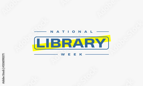 national library week holiday concept