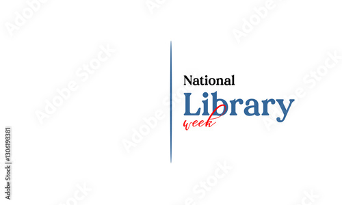 national library week holiday concept