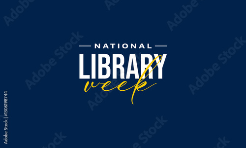 national library week holiday concept