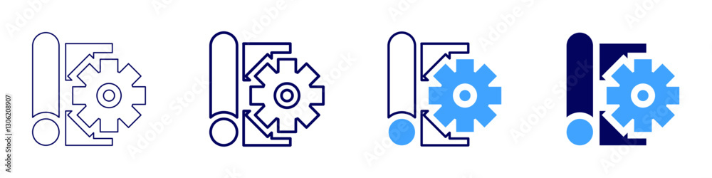 Sketch icon in 4 different styles. Thin Line, Line, Bold Line, Duotone. Duotone style. Editable stroke Sketch icon in 4 different styles. Thin Line, Line, Bold Line, Duotone. Duotone style. Editable stroke