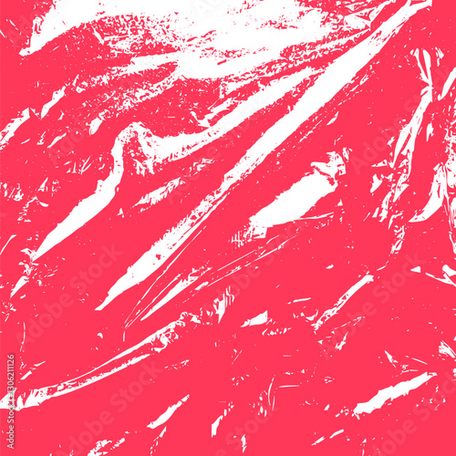 The background is with a black wrap that is crumpled. Creases on plastic. Abstract illustration. Real texture.