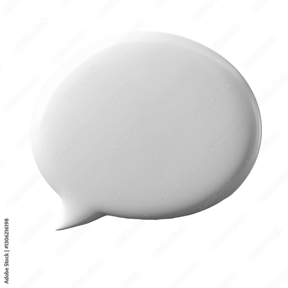 white Speech Bubble. Talk bubble. Cloud speech bubbles collection. 3D Rendering isolated on transparent white background, png. white Speech Bubble. Talk bubble. Cloud speech bubbles collection. 3D Rendering isolated on transparent white background, png.