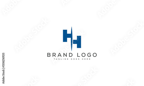 letter HH logo design vector template design for brand.