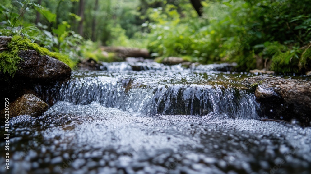 Sustainable water conservation project protecting natural