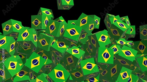BRAZIL FLAG VIDEO TRANSITION ALPHA CHANNEL TRANSPARENT BACKGROUND