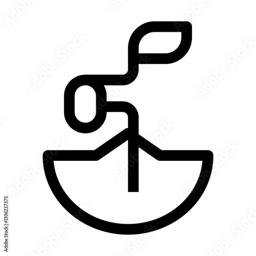 agriculture thin icon