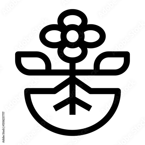 agriculture thin icon