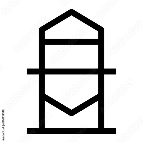 agriculture thin icon