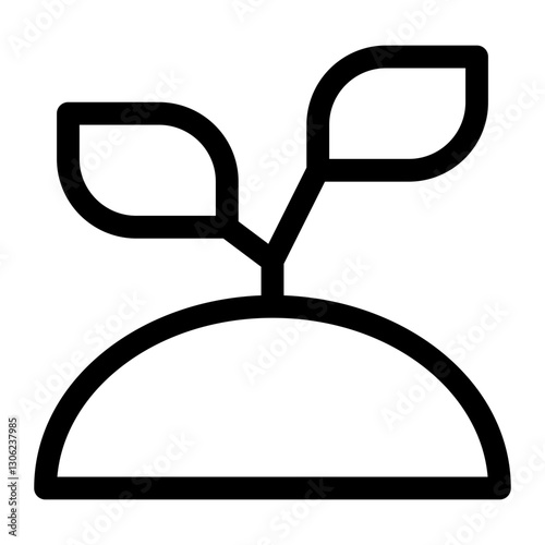 agriculture thin icon