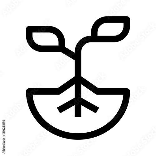 agriculture thin icon