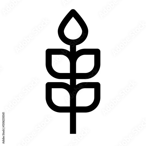 agriculture thin icon