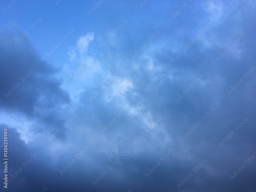 Obraz premium blue sky with clouds